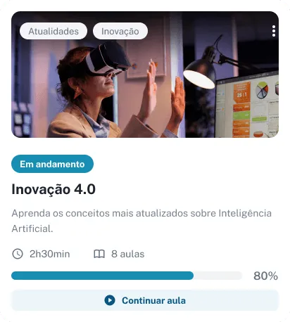 Trilhas de capacitação do Picmo Academy dentro da plataforma.
